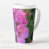 Tasse Latte Rose lavande (Angle droit)