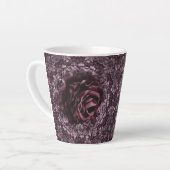Tasse Latte Rose Mandala (Angle gauche)