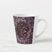 Tasse Latte Rose Mandala (Droite)