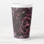 Tasse Latte Rose Mandala (Devant)