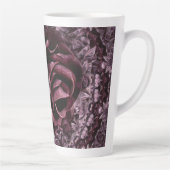 Tasse Latte Rose Mandala (Droite)
