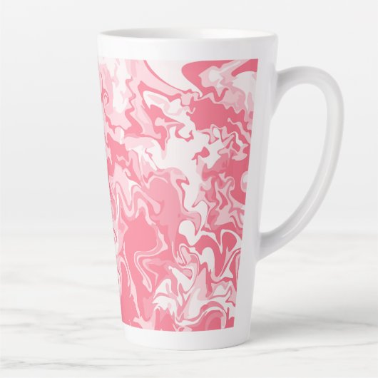 Tasse Latte Rose marbré (Droite)