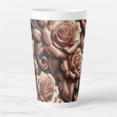 Tasse Latte Rose métal or rose (Devant)