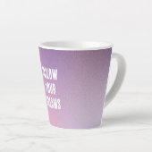 Tasse Latte Rose pourpre fille (Angle droit)