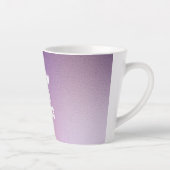 Tasse Latte Rose pourpre fille (Droite)