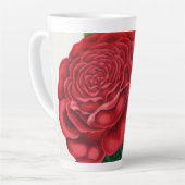 Tasse Latte Rose Print Rochester Lithographing and Printing Co (Angle gauche)