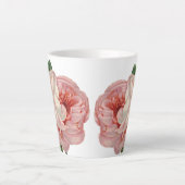 Tasse Latte Rose rose Vintage (Devant)