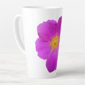 Tasse Latte Rose sauvage 2 (Angle gauche)