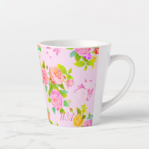 Tasse Latte Rose Shabby rose Vintage
