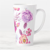 Tasse Latte Rose violette (Droite)