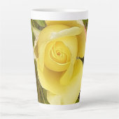 Tasse Latte Rosebud jaune (Devant)