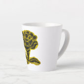 Tasse Latte Rosen (Angle droit)