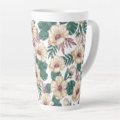 Tasse Latte Roses (Angle droit)