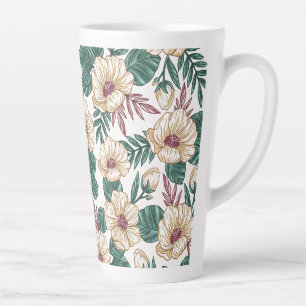 Tasse Latte Roses