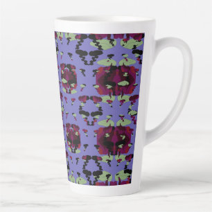Tasse Latte Roses de Flamme Céleste Contenues