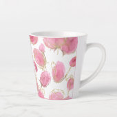 Tasse Latte Roses roses (Droite)