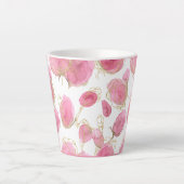 Tasse Latte Roses roses (Devant)