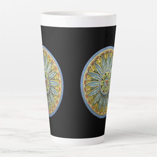 Tasse Latte Rosette architecturale antique n° 2 (Devant)