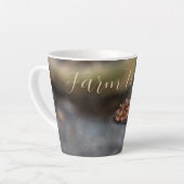 Tasse Latte Rôti à l'ancienne "De la ferme à la tasse" (Angle gauche)