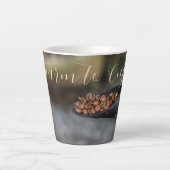 Tasse Latte Rôti à l'ancienne "De la ferme à la tasse" (Devant)