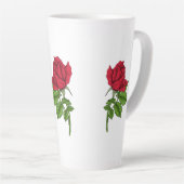 Tasse Latte Rouge (Angle droit)