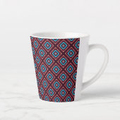 Tasse Latte Rouge avec diamant bleu (Droite)