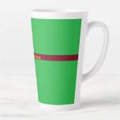 Tasse Latte Rouge et Vert (Droite)