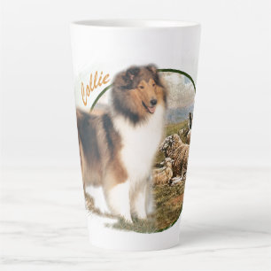 Tasse Latte Rough Collie Keeper du mouton
