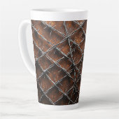 Tasse Latte Rouille barrée (Angle gauche)