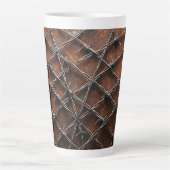 Tasse Latte Rouille barrée (Devant)
