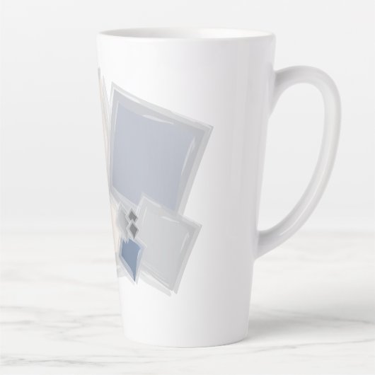 Tasse Latte Roulement des carrés Fibonacci (Droite)