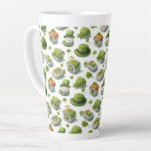 Tasse Latte Roulés de sushi de la Saint-Patrick & Trèfle (Angle gauche)