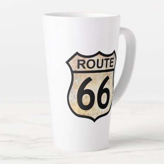 Tasse Latte Route 66 (Angle droit)