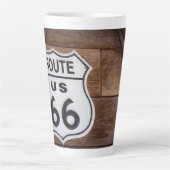 Tasse Latte Route 66 (Devant)