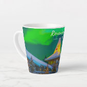 Tasse Latte Rovaniemi, Finlande - Magic Aurora Small (Angle gauche)