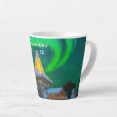Tasse Latte Rovaniemi, Finlande - Magic Aurora Small (Angle droit)