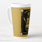 Tasse Latte Royal Coronation King Charles III (Angle gauche)