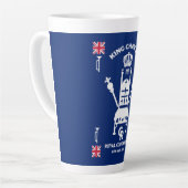 Tasse Latte Royal Coronation King Charles III (Angle gauche)
