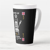 Tasse Latte Royal Coronation King Charles III (Angle droit)