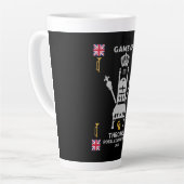 Tasse Latte Royal Coronation King Charles III (Angle gauche)