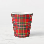 Tasse Latte Royal Stewart Clan Tartan Plaid (Devant)
