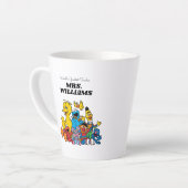 Tasse Latte Rue Sésame | Le plus grand enseignant du monde (Angle gauche)