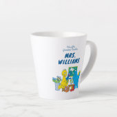 Tasse Latte Rue Sésame | Le plus grand enseignant du monde (Angle droit)