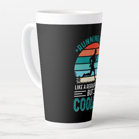 Tasse Latte Running Dad (Angle gauche)