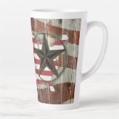 Tasse Latte Rustique Texas Lone Star Texas Long Horn (Droite)
