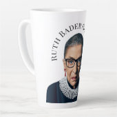 Tasse Latte Ruth Bader Ginsburg (Angle gauche)