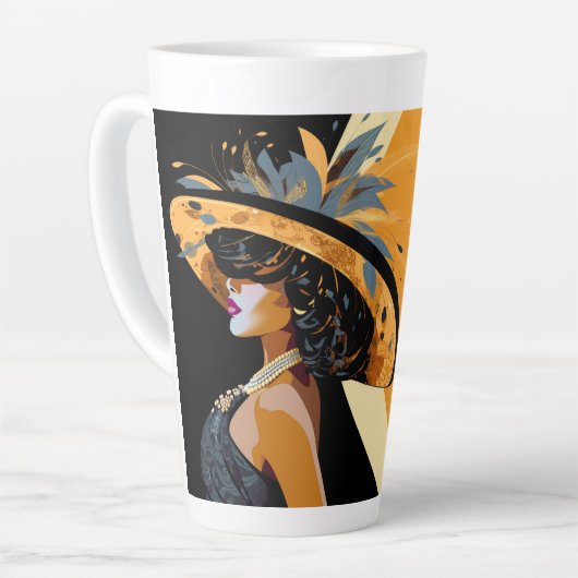TASSE LATTE SA COURONNE N° 1 (Angle gauche)