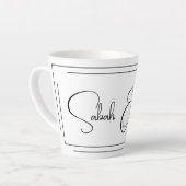 Tasse Latte Sabah El Kharr (Bonjour) (Angle gauche)