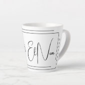 Tasse Latte Sabah El Noor (Réponse de Bonjour) (Angle droit)