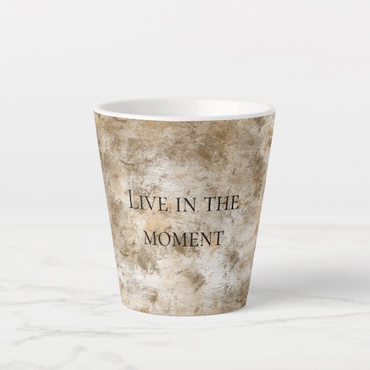 Tasse Latte Sable à crème Brown Terre (Devant)